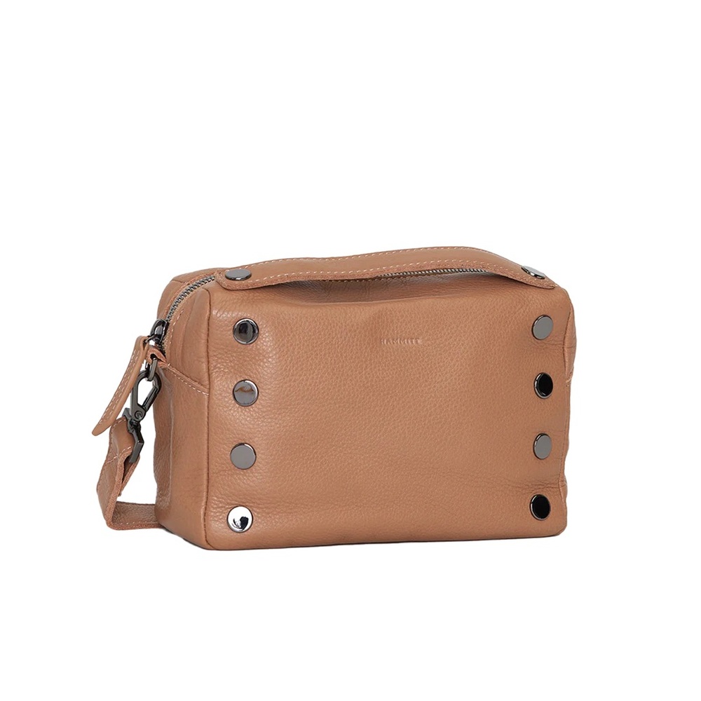 Hammitt Evan Crossbody Biscotti Tan Light Brown Gunmetal - Picture 2 of 13